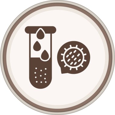 Modern b 'nin vektör çizimi test simgesinden yoksun