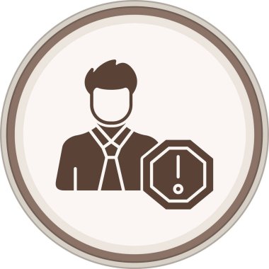 iş yönetimi simgesi, vektör illüstrasyonu