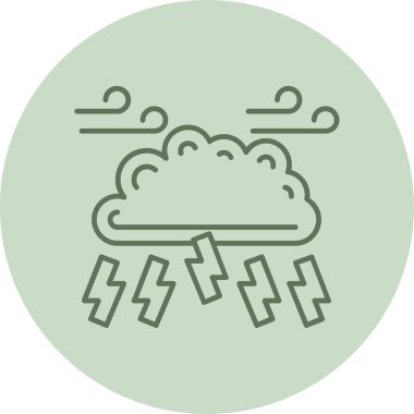 Bulut simgesinin vektör illüstrasyonu