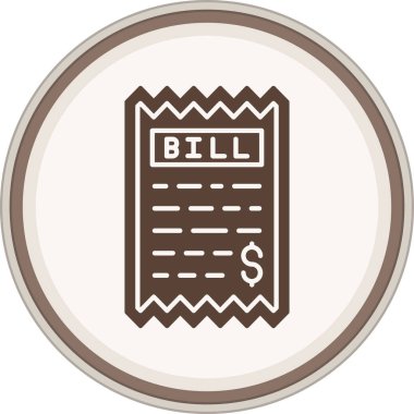 Gri ve siyah simge düğmesinin gösterimi