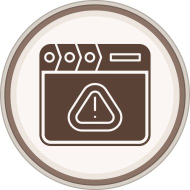 Bir kamera simgesinin vektör illüstrasyonu