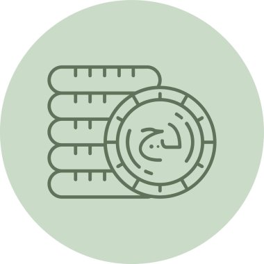 Modern bir simgenin vektör illüstrasyonu