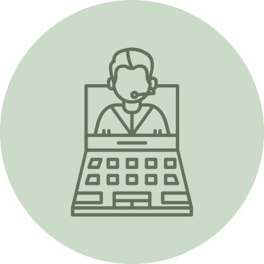 çevrimiçi web renk vektörü simgesi