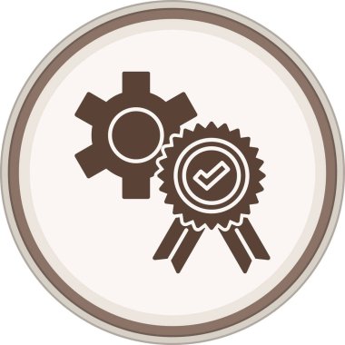 dişli ve işaret simgesini kontrol et