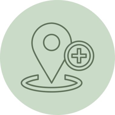 Vektör Konum pin simgesi