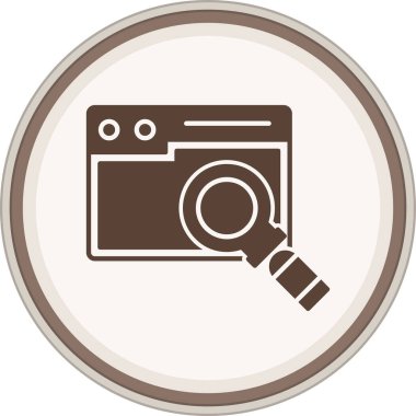 kamera simgesi vektör illüstrasyonu