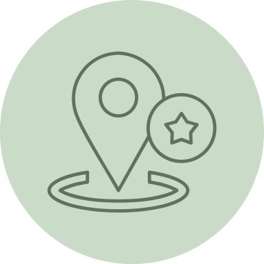 Harita işaretleyici. Web simgesi