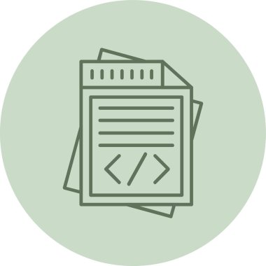 Modern simgenin vektör illüstrasyonu