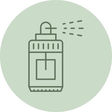 Sprey. Web simgesi basit illüstrasyon