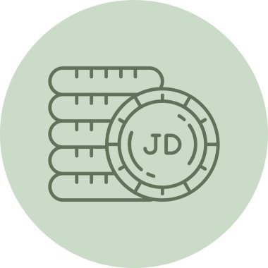 Tek izole edilmiş simgenin vektör illüstrasyonu