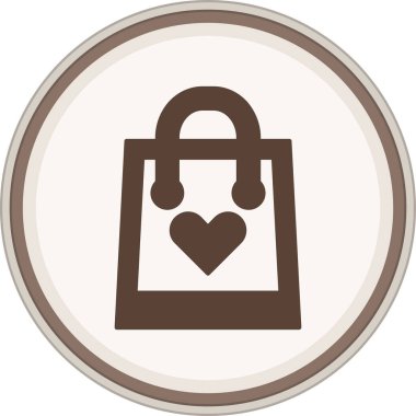 Bir kalp simgesinin vektör illüstrasyonu