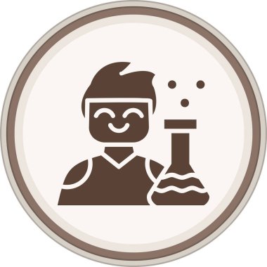 Bir insan simgesinin vektör illüstrasyonu