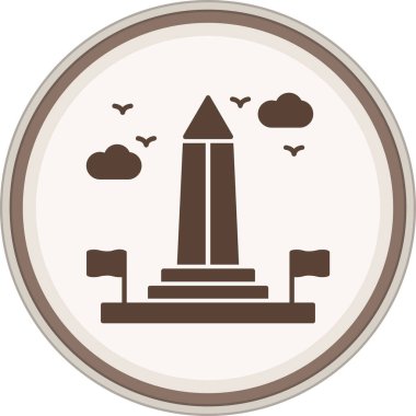 Bir bina simgesinin illüstrasyonu