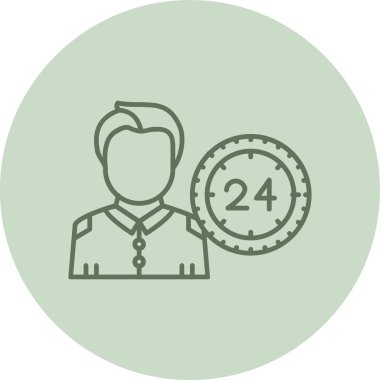 İş adamı simgesinin vektör illüstrasyonu