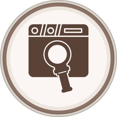 seo modern simgesinin vektör illüstrasyonu