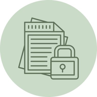 doküman dosya simgesi doldurulmuş özet biçimi