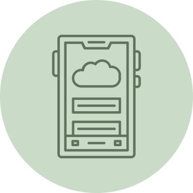 bulut hesap yapmak teknoloji simgesi