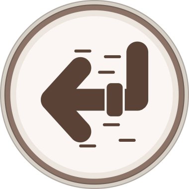 Tek bir simgenin vektör illüstrasyonu