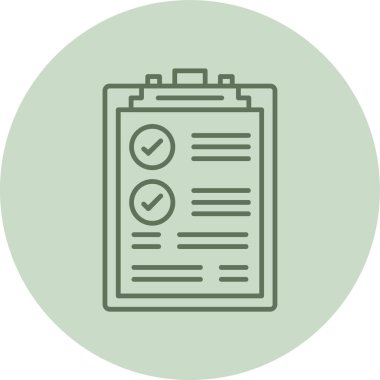 Pano yeşili daire. Web Kullanımı için Vektör İllüstrasyonu