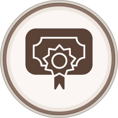 Teçhizat Web simgesi basit illüstrasyon