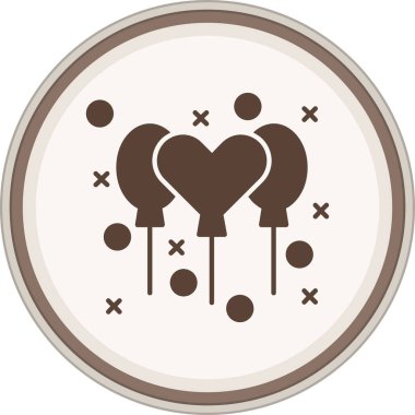 Aşk vektörü illüstrasyonlu kalp