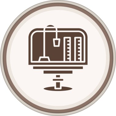 Kahve ikonu seti, çay makinesi düzenlenebilir vektör illüstrasyonu.