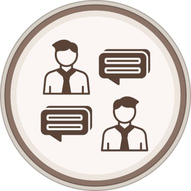 konuşma balonu simgesi, vektör illüstrasyonu