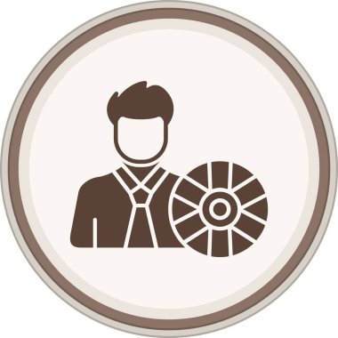 Vektör illüstrasyonu, simge ögesi arkaplanı