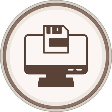 Yazıcı simgesi, vektör illüstrasyonu