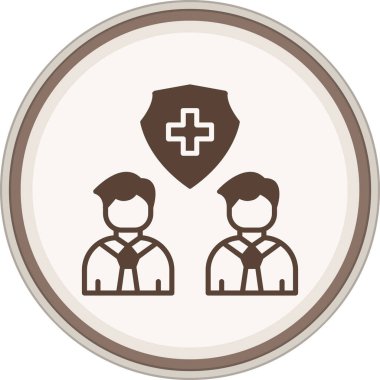 Tıbbi ve sağlık ikonu, vektör illüstrasyon