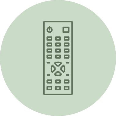 Televizyon. Web simgesi basit illüstrasyon