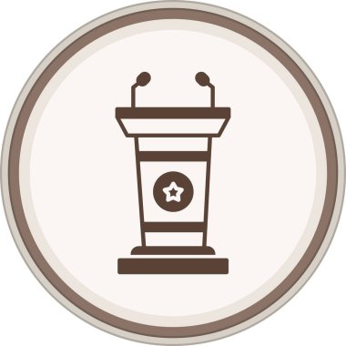 Bir fincan simgesinin vektör illüstrasyonu