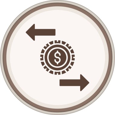 para Satım simge vektör çizim