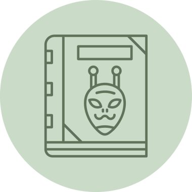 Modern b 'nin vektör illüstrasyonu uzaylı simgesinden yoksun