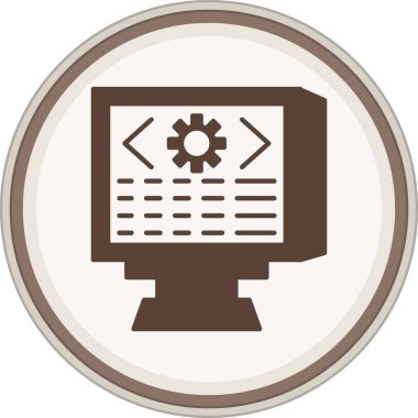 web simgesi, dizüstü bilgisayar vektör illüstrasyon