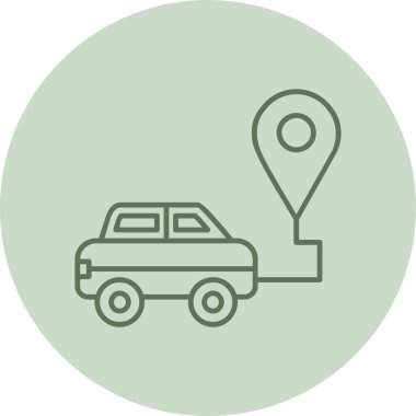 konum pin simgesi vektör illüstrasyonu