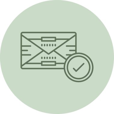 posta simgesi, vektör illüstrasyonu