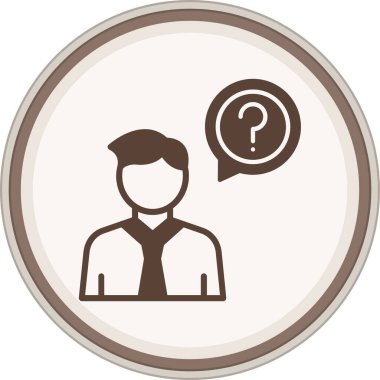 Vektör illüstrasyonu, çizgi film simgesi