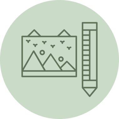 seo modern simgesinin vektör illüstrasyonu