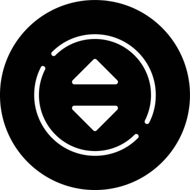 Simgeyi sırala, vektör illüstrasyonu basit tasarım