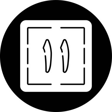 Ahad Ashar simgesi, vektör illüstrasyonu basit tasarım