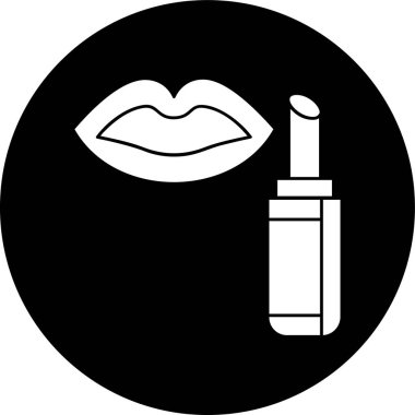 ruj simgesi, vektör illüstrasyonu basit tasarım