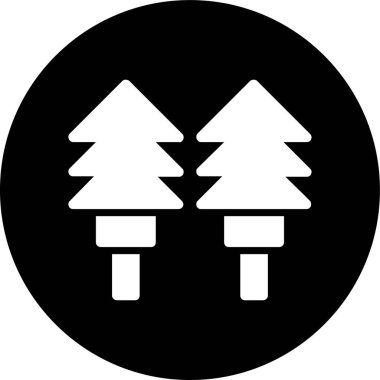 Tree icon, vector illustration simple design