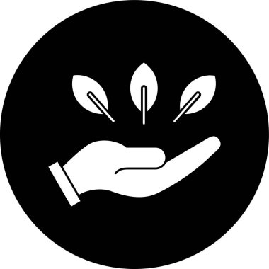 Doğal İçindekiler simgesi, vektör illüstrasyonu basit tasarım