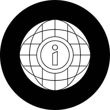 bilgi simgesi, vektör illüstrasyonu basit tasarım