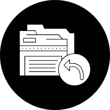 dizin simgesi, vektör illüstrasyonu basit tasarım