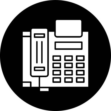 telefon simgesi, vektör illüstrasyonu basit tasarım