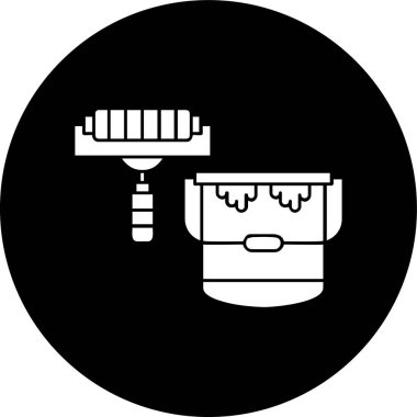 boya simgesi, vektör illüstrasyonu basit tasarım