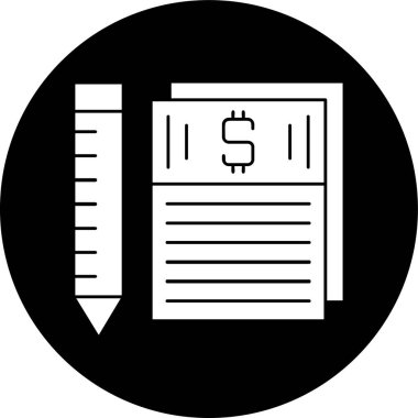 Değer simgesi, vektör illüstrasyonu basit tasarım