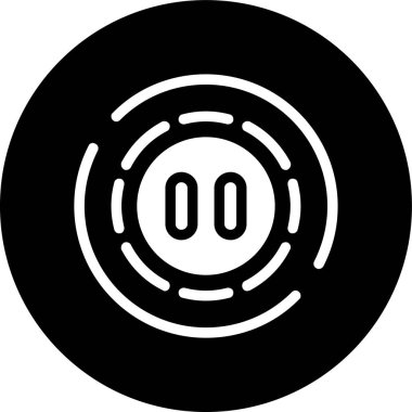 Simgeyi duraklat, vektör illüstrasyonu basit tasarım